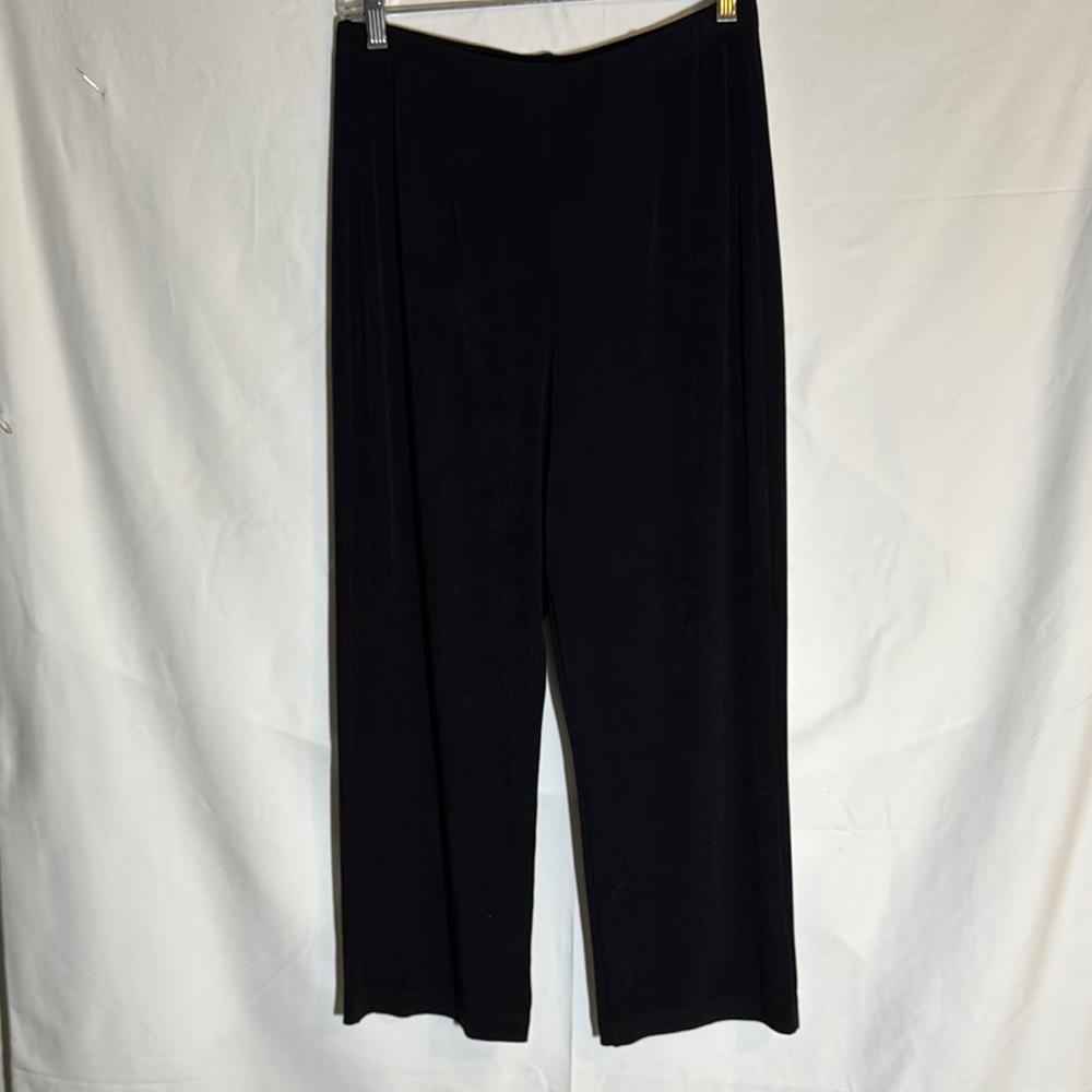Chic Black Wide Leg Women's Pants
